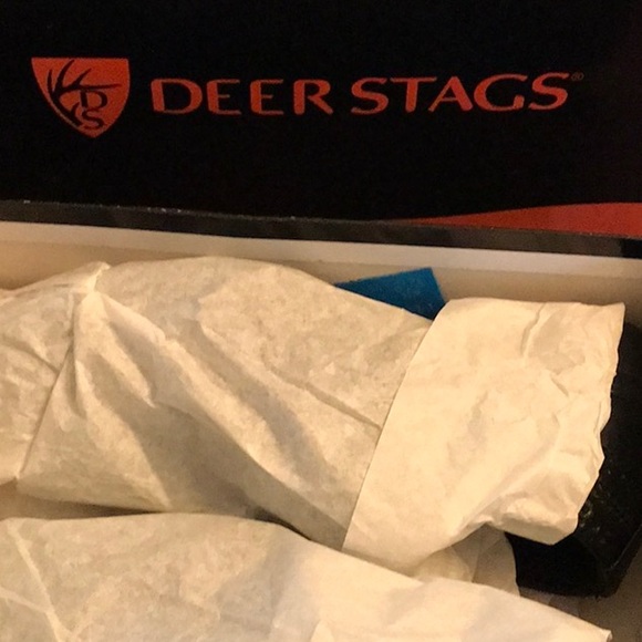 DEER STAGS SIZE 11 1/2M KIDS AGE 6-7 OXFORD ACE BLACK ALL MAN MADE MATERIALS NWT - Picture 5 of 6